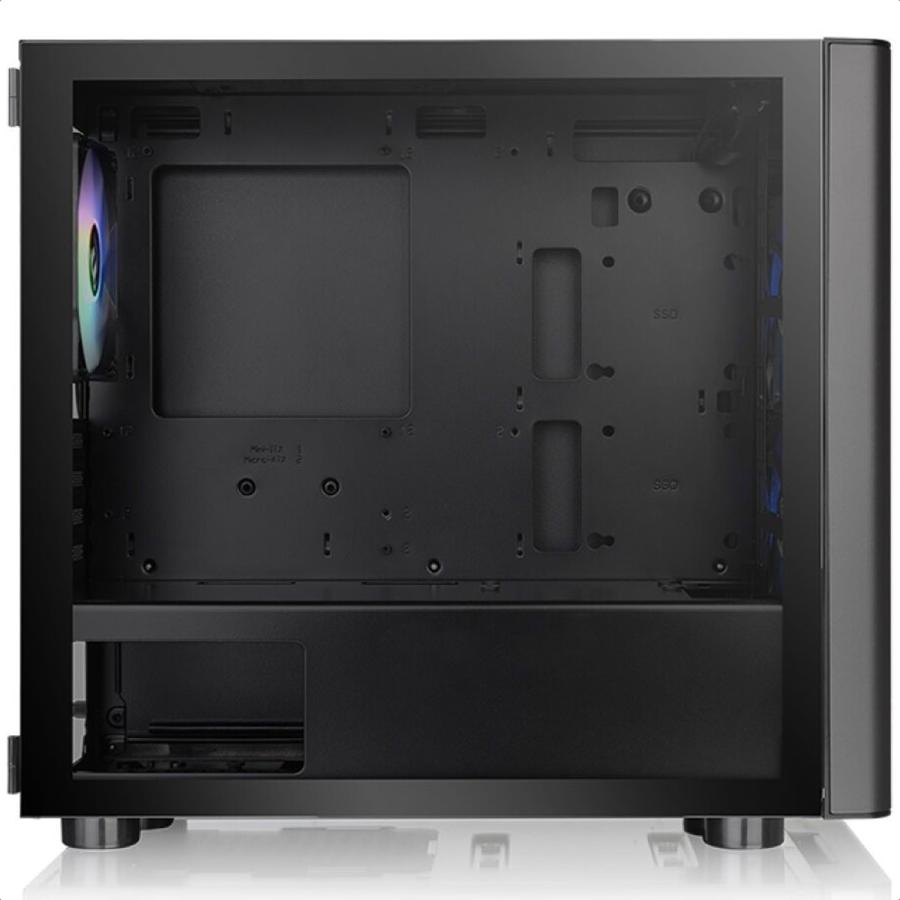 Gabinete Thermaltake V150 TG ARGB Breeze Vidrio Templado 3 Ventiladores CA-1R1-00S1WN-02