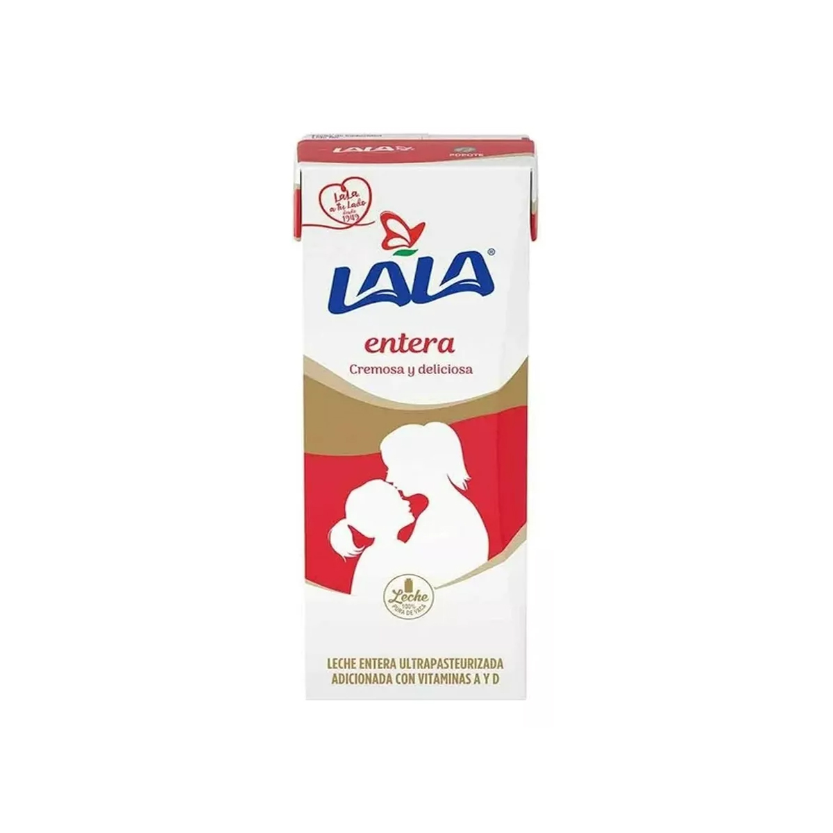 Leche Lala Entera 12 Piezas de 190 ml c/u