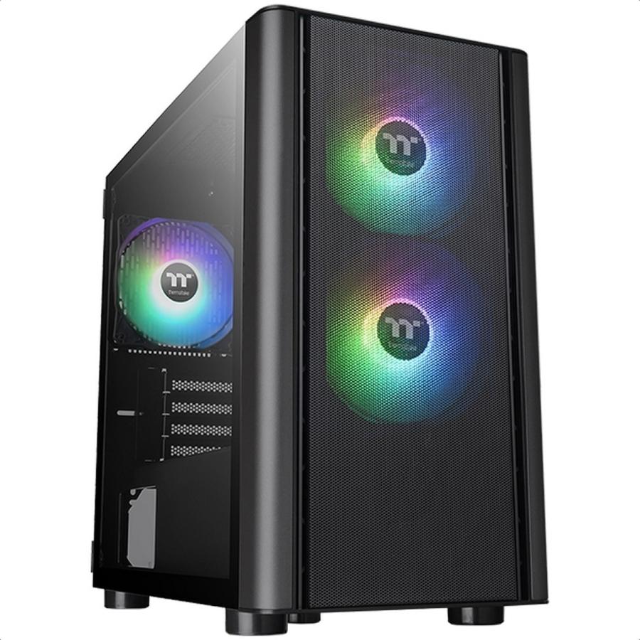 Gabinete Thermaltake V150 TG ARGB Breeze Vidrio Templado 3 Ventiladores CA-1R1-00S1WN-02