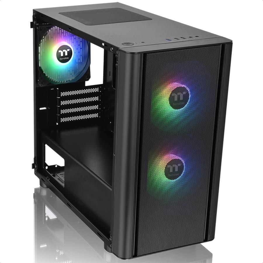 Gabinete Thermaltake V150 TG ARGB Breeze Vidrio Templado 3 Ventiladores CA-1R1-00S1WN-02