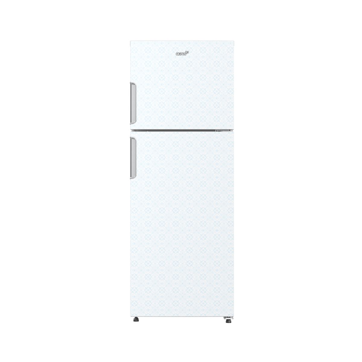 Refrigerador acros 13 pies cúbicos mod. at1330w blanco decorado.