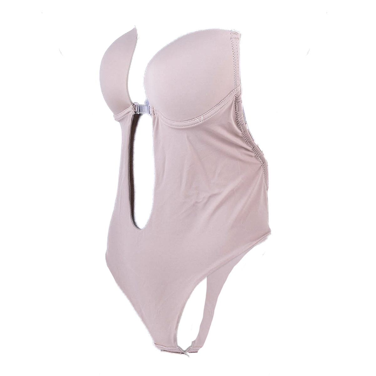 Brasier Bodysuit Escote Profundo U-pluge Sin Espalda