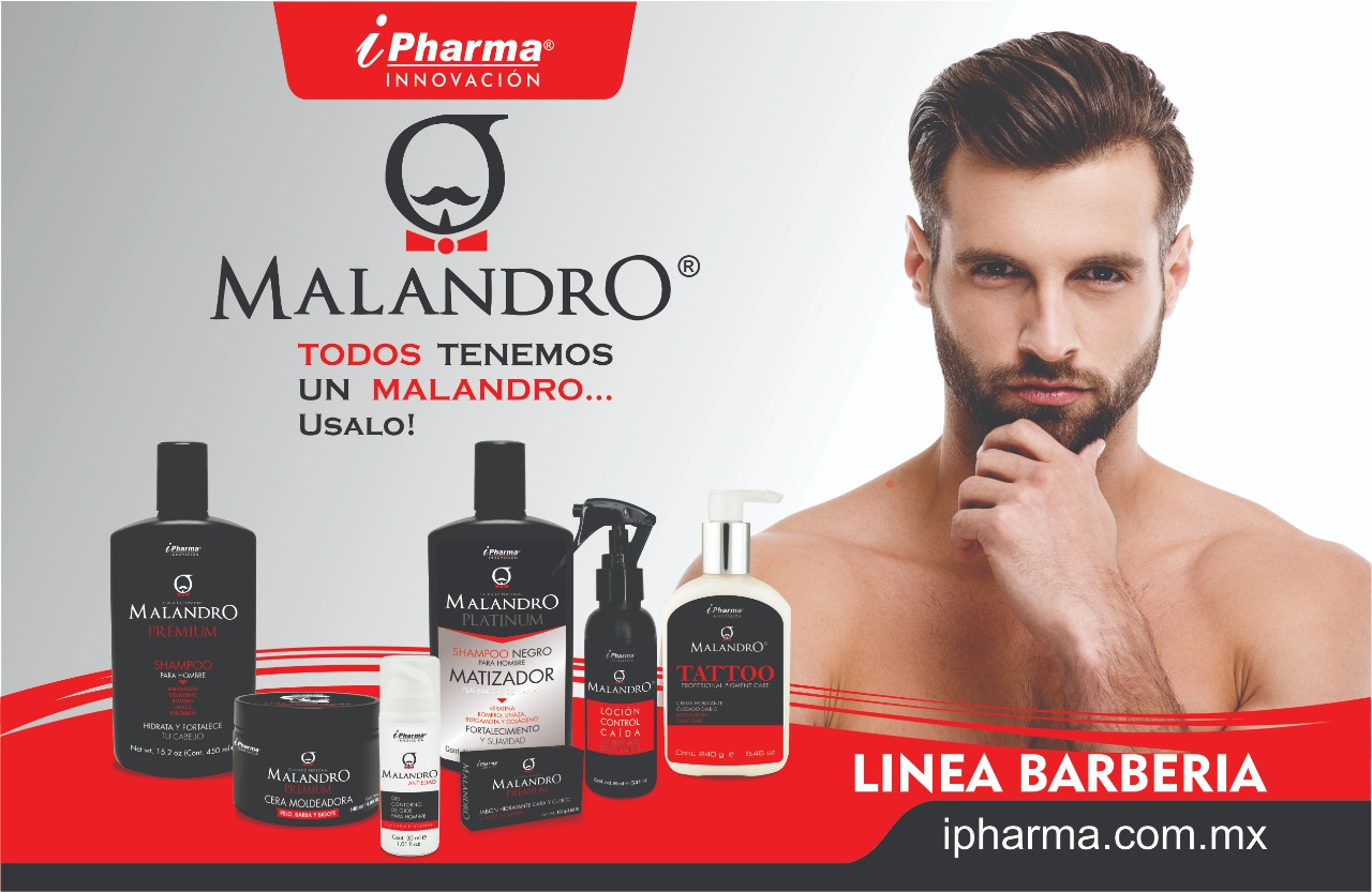 Shampoo Matizador de canas negro brinda hidratación y suavidad Malandro 450 ml.