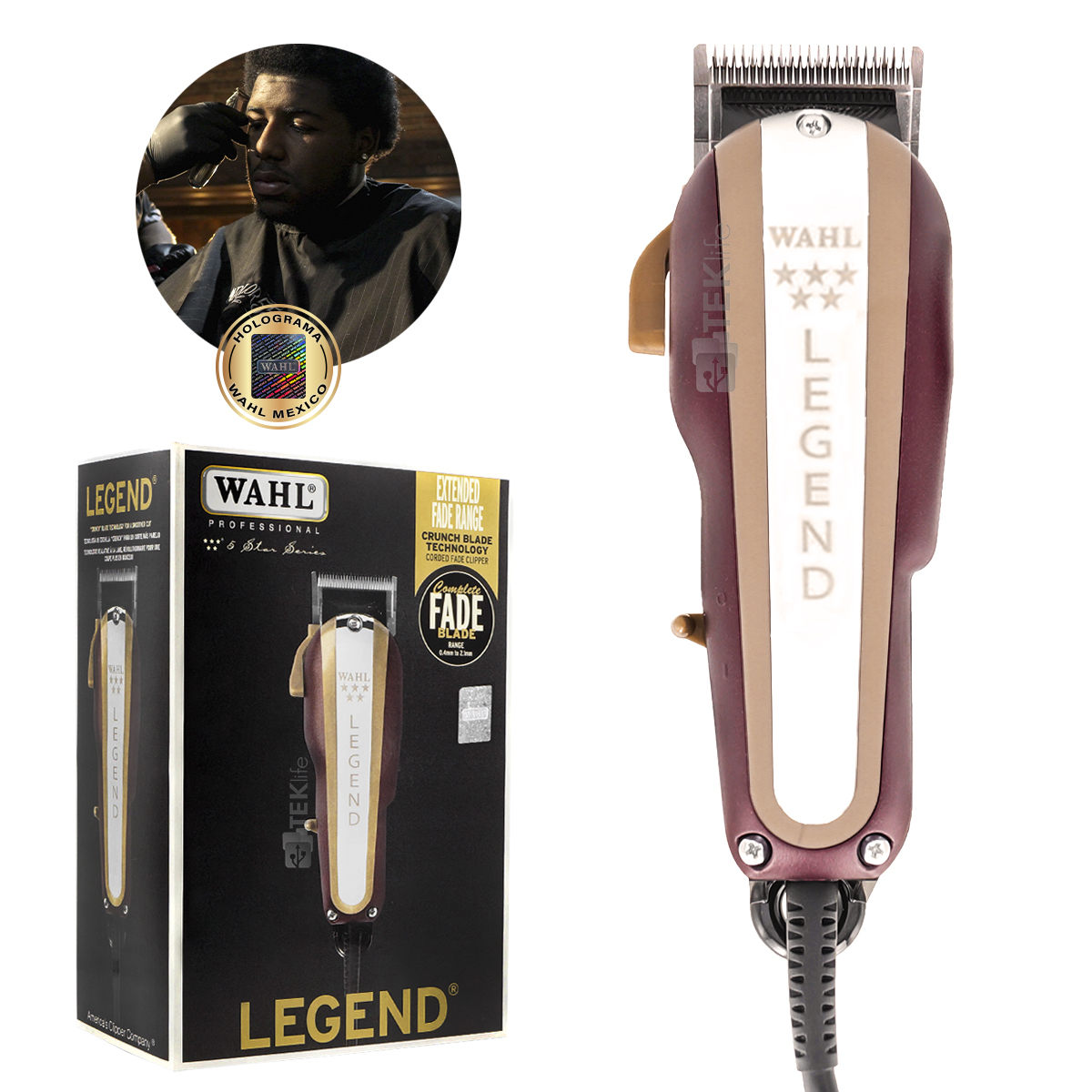 Maquina Clipper Profesional Salon Barber Wahl Legend Cl 