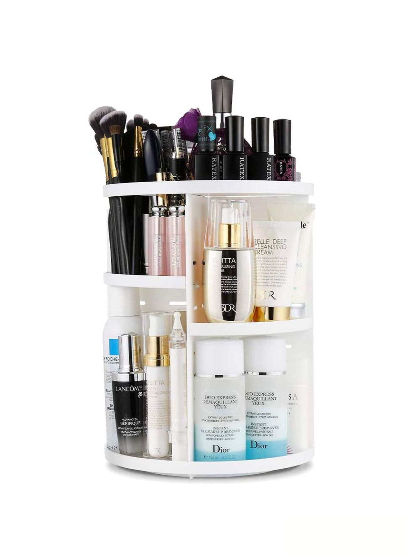 Organizador de Maquillaje Rosa,Negro,Blanco .