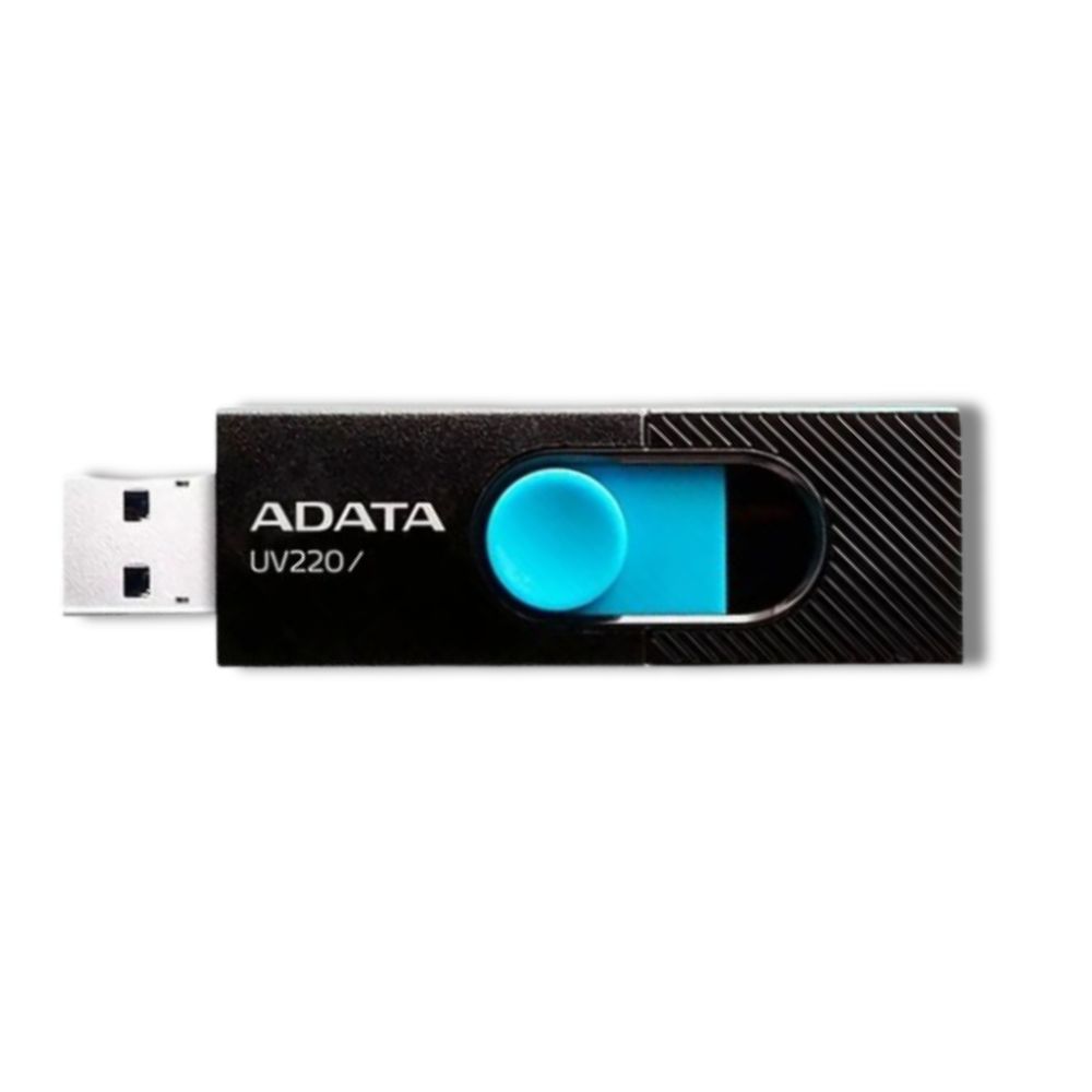 Memoria USB Adata 32GB 2.0 UV220 Color Negra y Azul