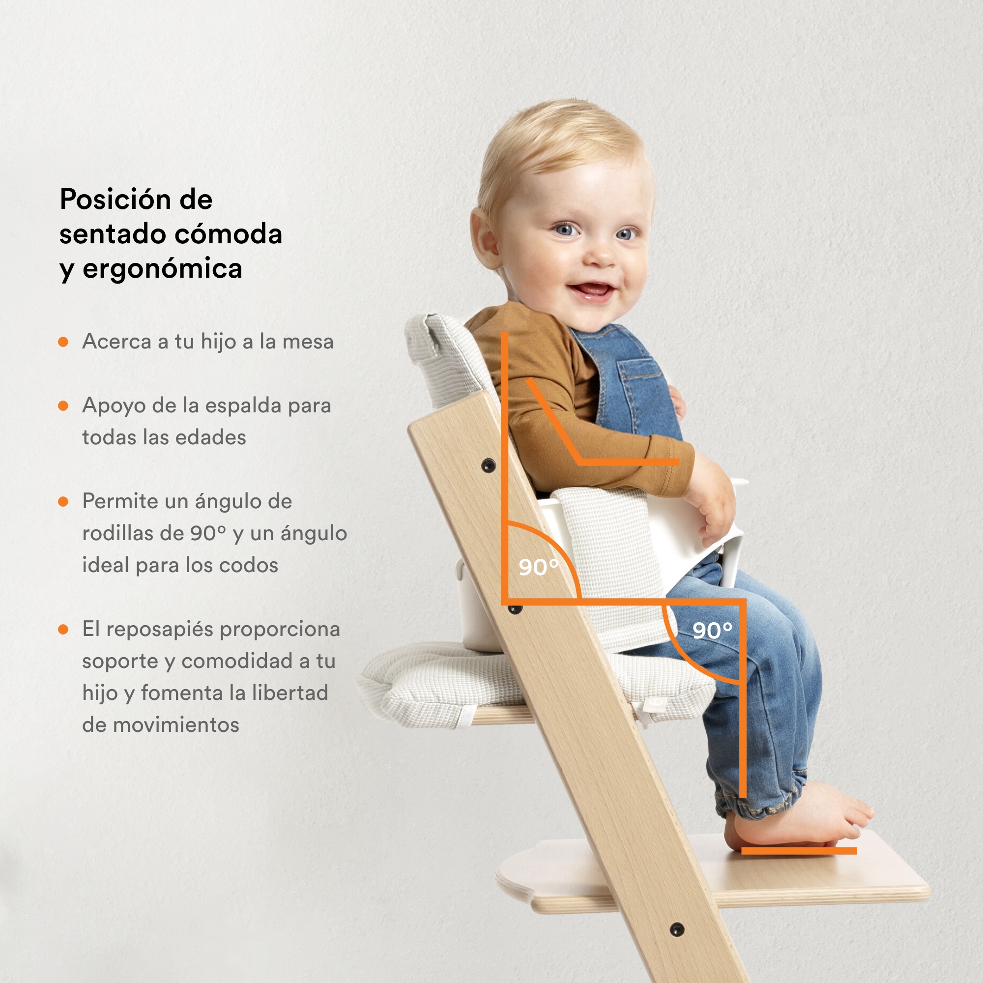 Bundle Stokke Tripp Trapp Baby Set Tray y Arnes Blanco