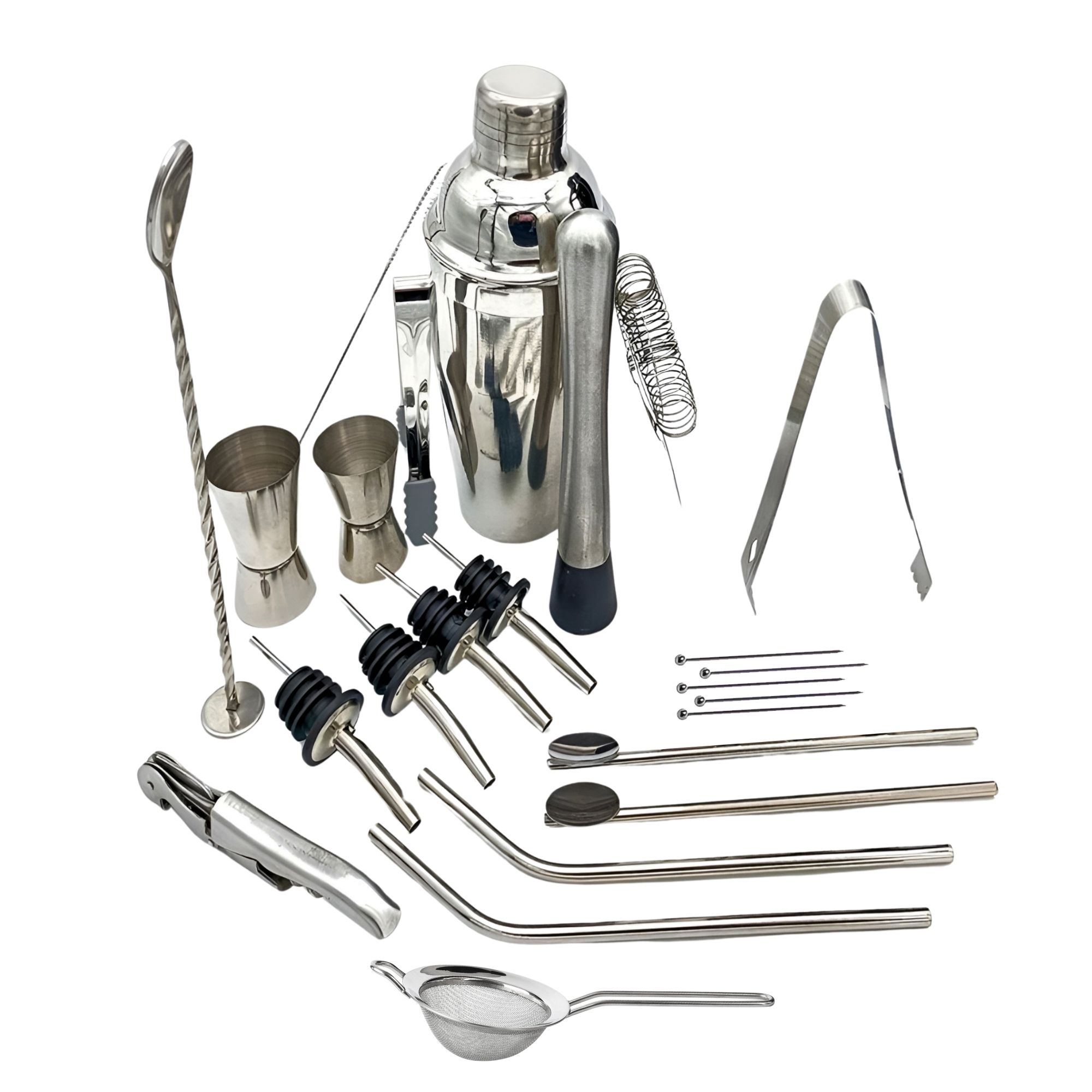 Coctelera Shaker Coctelera Ecomlab Kit Bartender Mixología.