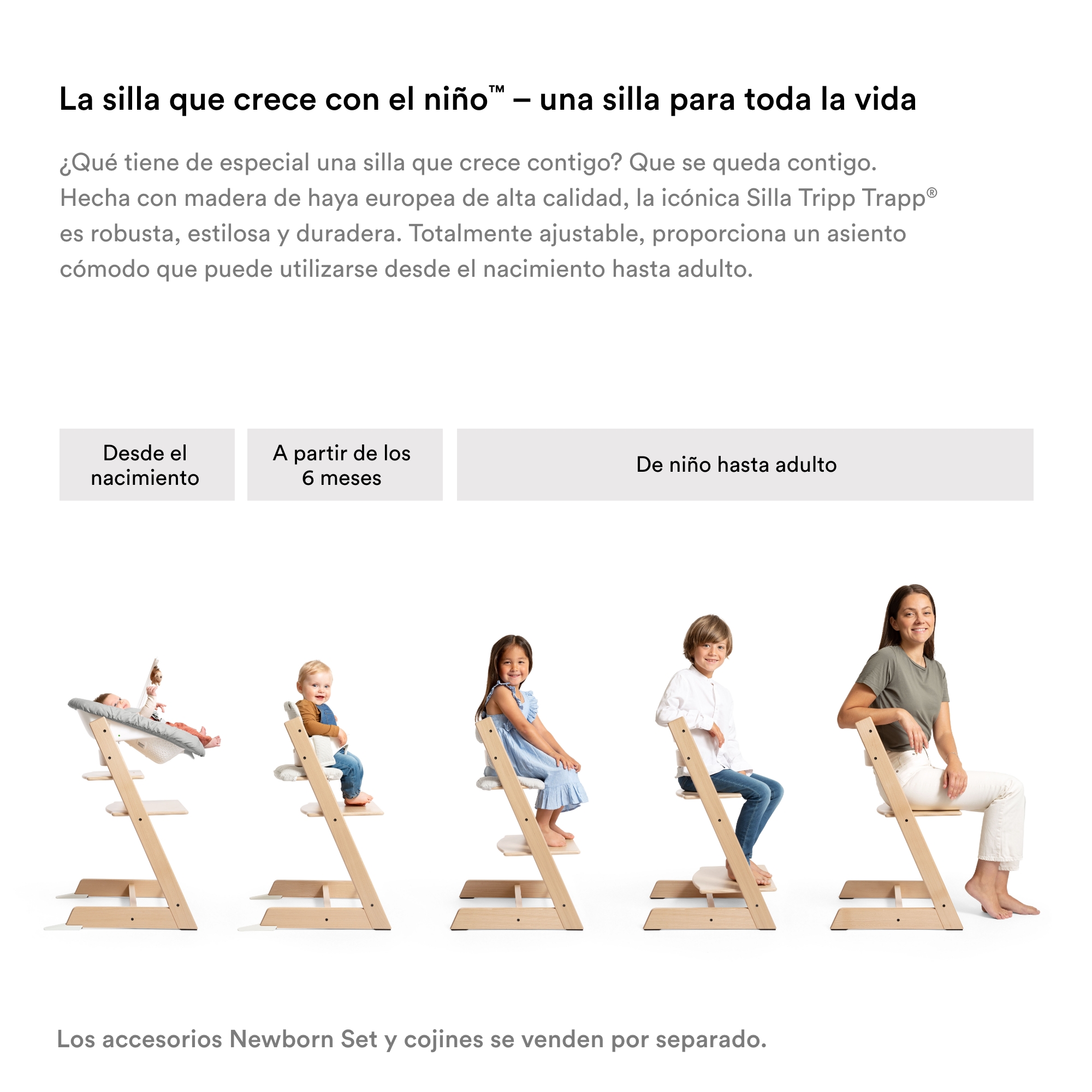 Bundle Stokke Tripp Trapp Baby Set Tray y Arnes Blanco