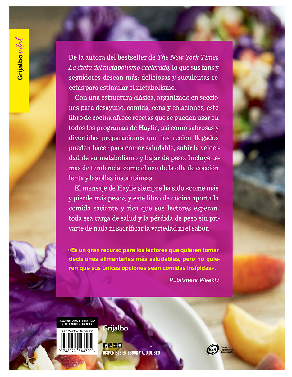 Libro La cocina del metabolismo acelerado.