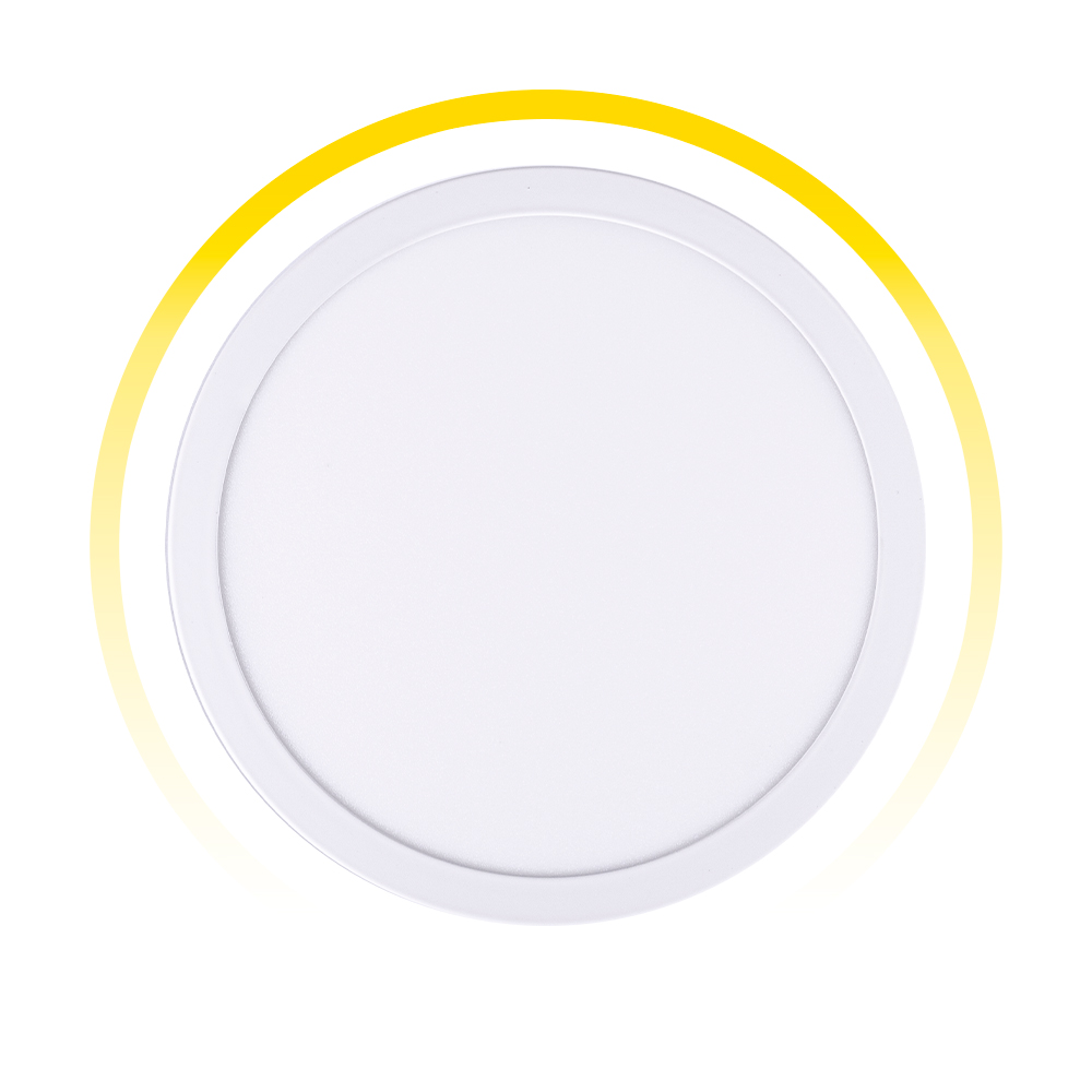 ICON Luminario Led Downlight Lámpara de Techo Sobrepuesto 18W Luz Neutra 3000K