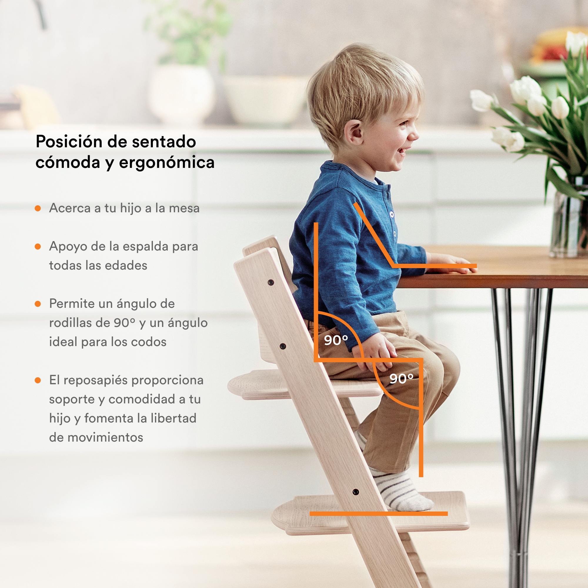 Silla Stokke Tripp Trapp Walnut Brown