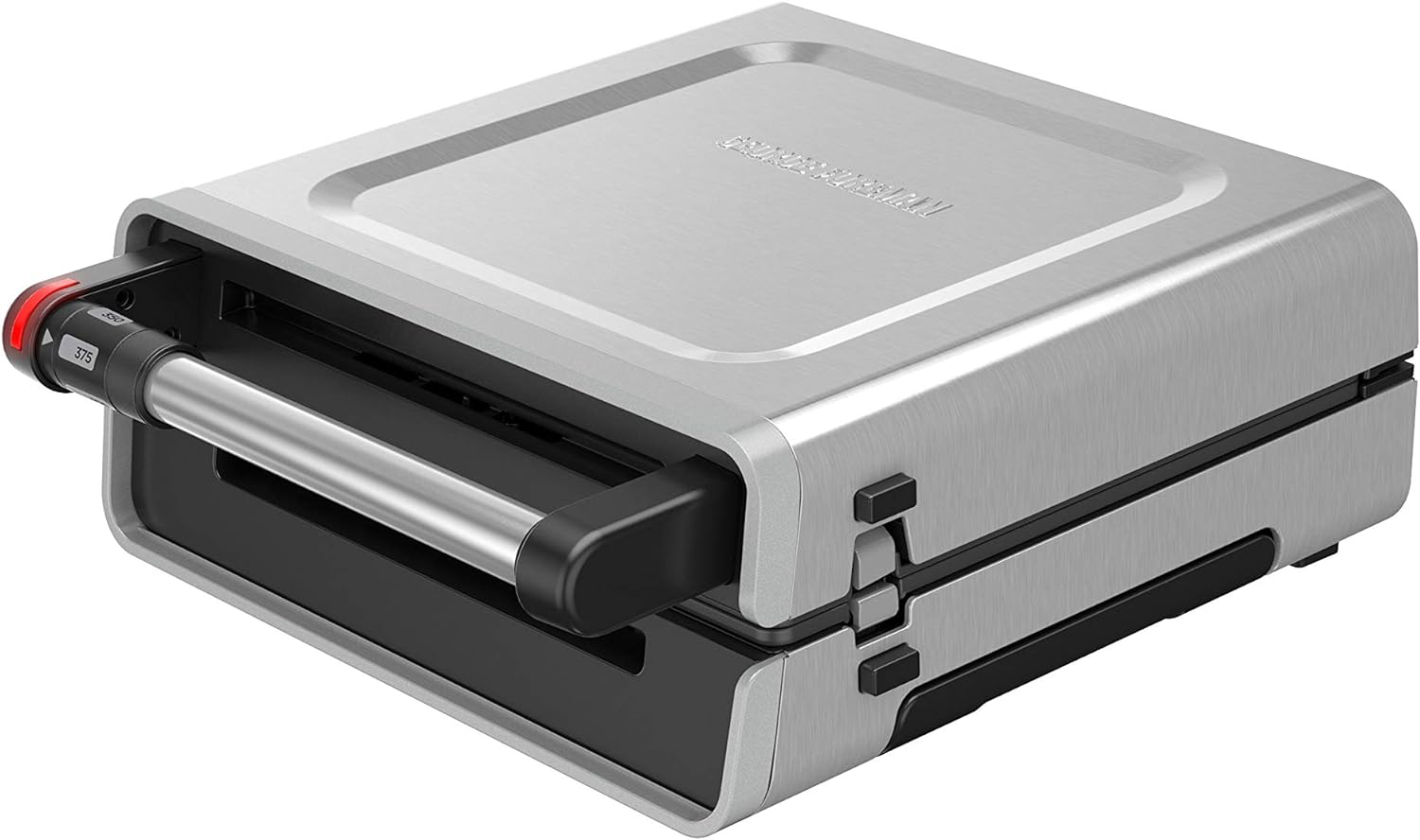 Parrilla eléctrica smokeless de contacto tipo panini George Foreman.