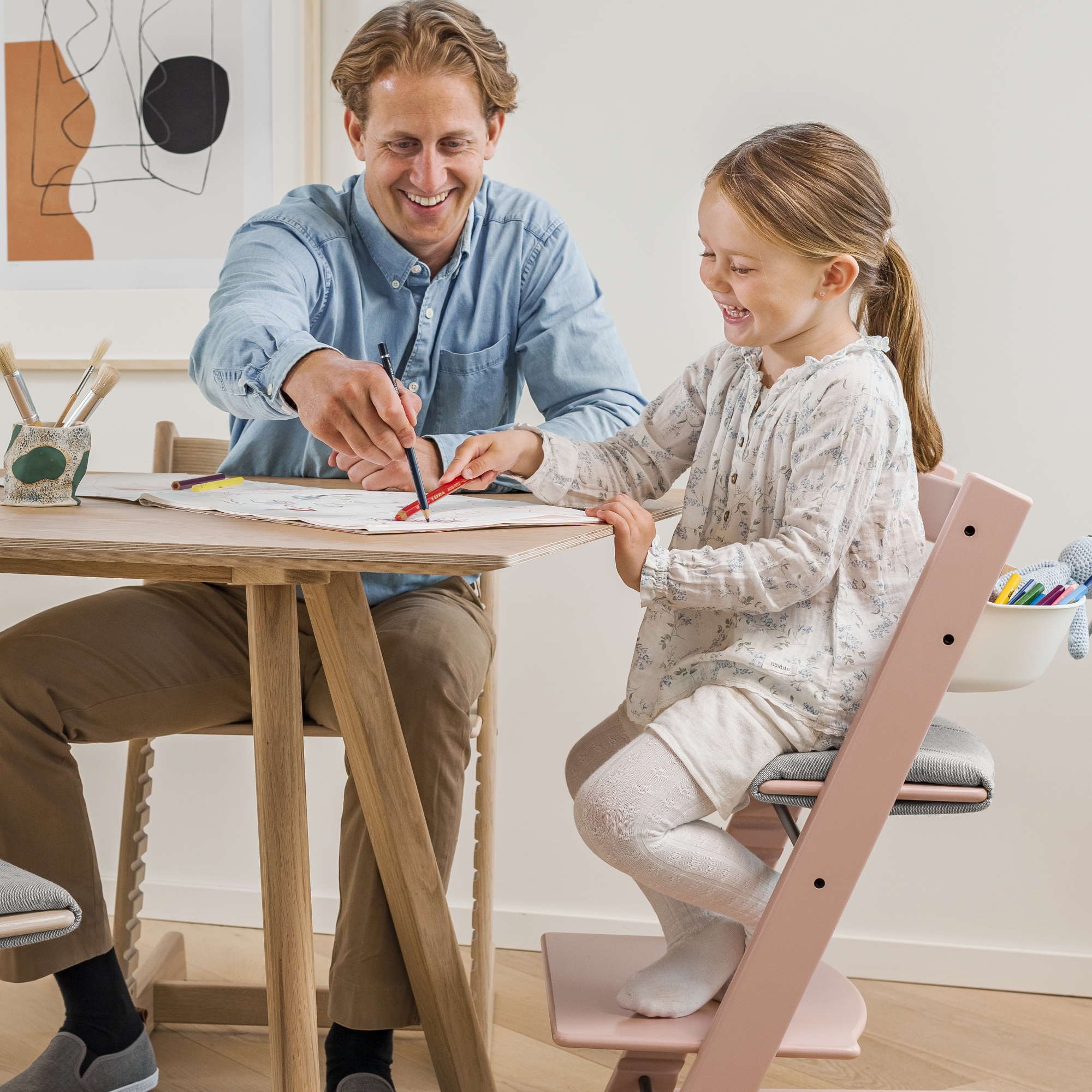 Silla Stokke Tripp Trapp Walnut Brown