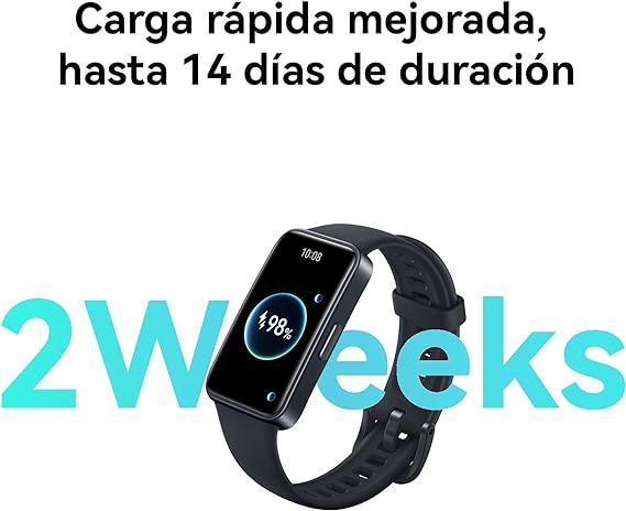 HUAWEI Band 8 (Garantía en México), Smartwatch Larga Duración de 2 semanas, SMS/Whatsapp de Respuesta rápida, Banda Inteligente, Compatible con Android & iOS, Negro.