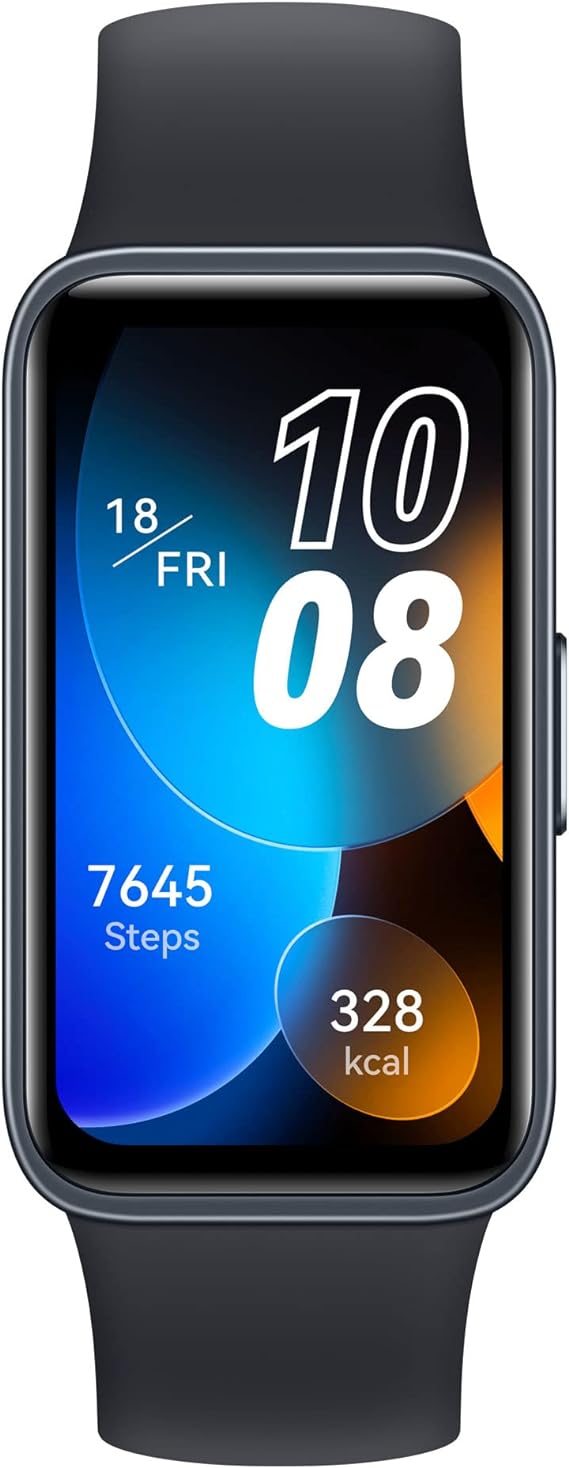 HUAWEI Band 8 (Garantía en México), Smartwatch Larga Duración de 2 semanas, SMS/Whatsapp de Respuesta rápida, Banda Inteligente, Compatible con Android & iOS, Negro.