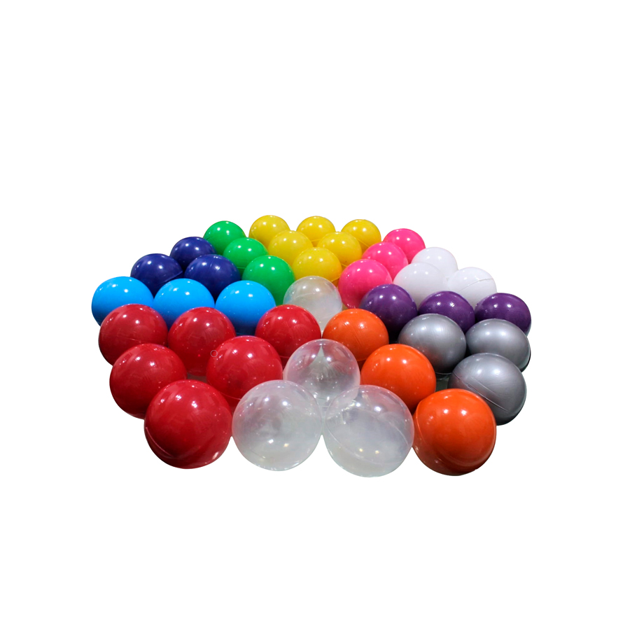 Alberca De Pelotas + 200 Pelotas + Escalera Y Rampa + 1 Cubo Multicolor Estimulación Temprana 