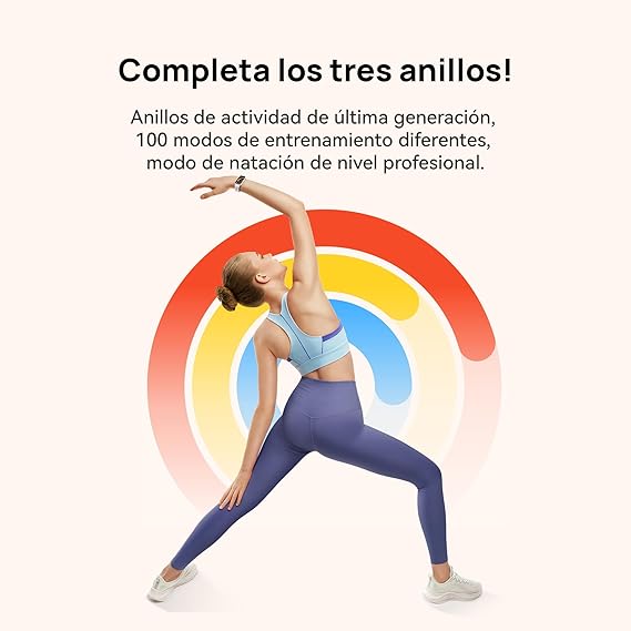 HUAWEI Band 9 (Garantía en México), 1.47”AMOLED, Larga Duración de 2 semanas, Ajuste de Brillo automático, Mayor precisión de medición, Compatible con Android & iOS, Negro.