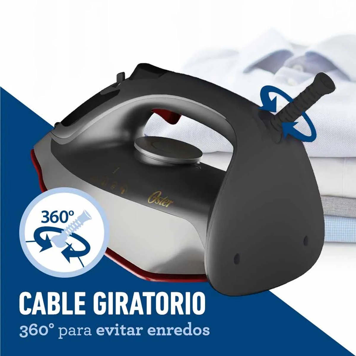 Plancha de Vapor Oster GCSTAC6952013 Azul.