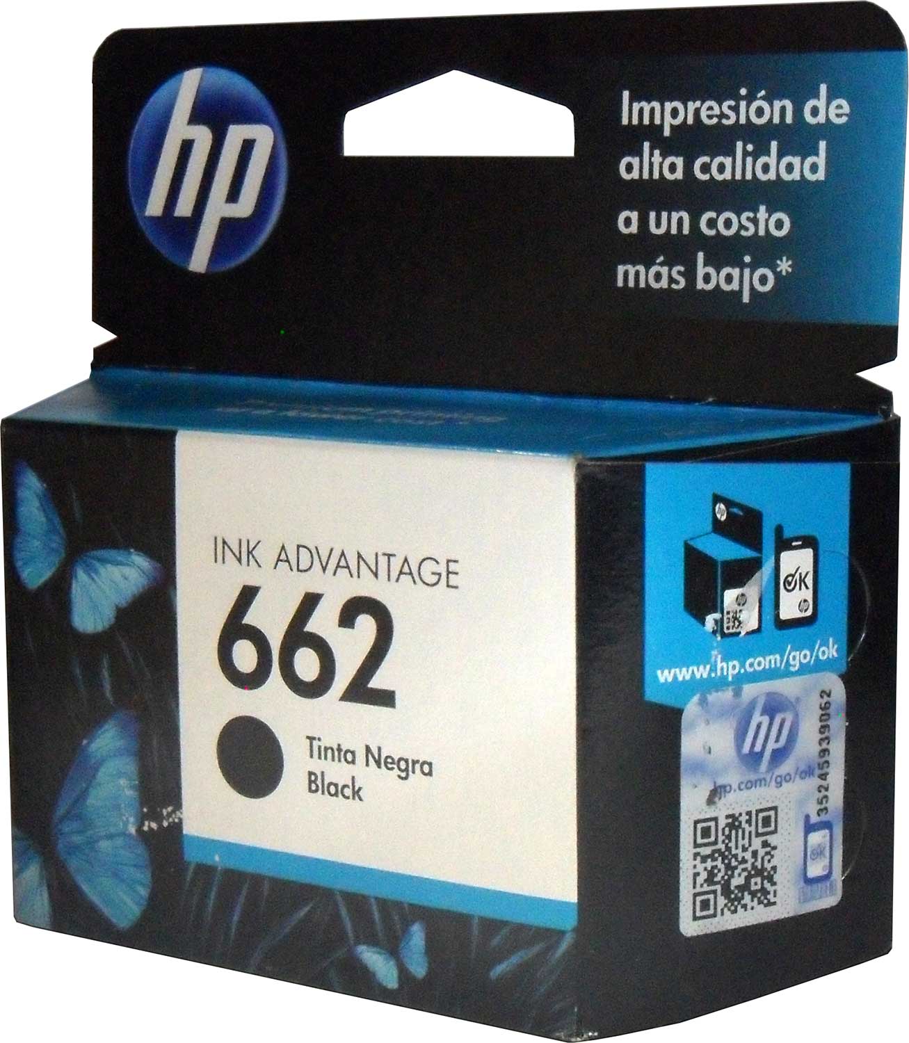 Cartucho Tinta Hp 662 Negro Cz103al Original 1515 3545 4646.