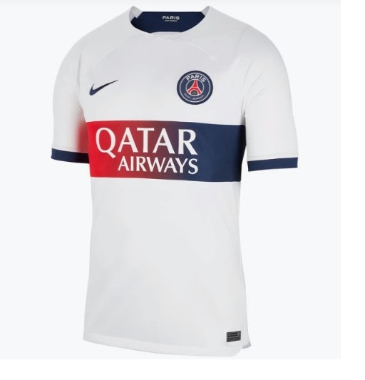 Nuevo! Jersey Paris Saint Germain PSG 2023/2024 Visita Blanca Talla S.