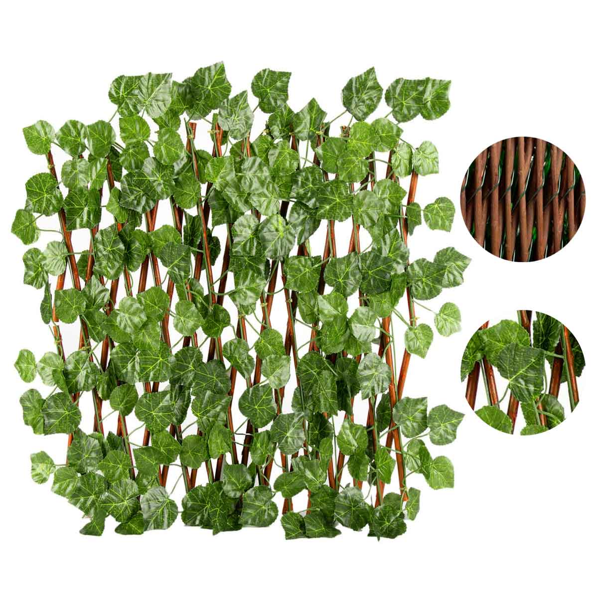 Muro Verde Expandible Bambu Follaje Artifical 1.2 X 3 1pzs.