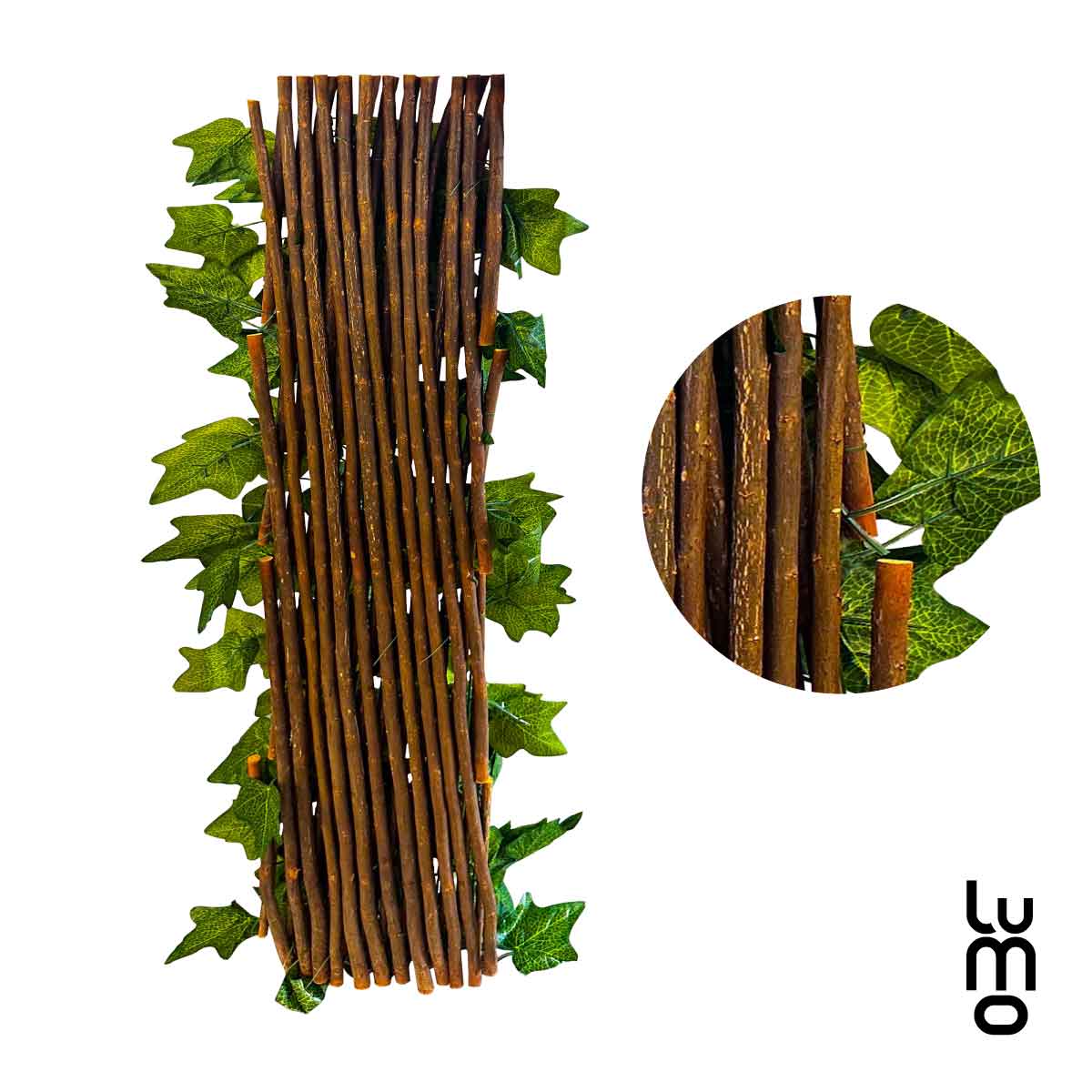 Muro Verde Expandible Bambu Follaje Artifical 1.2 X 3 1pzs.