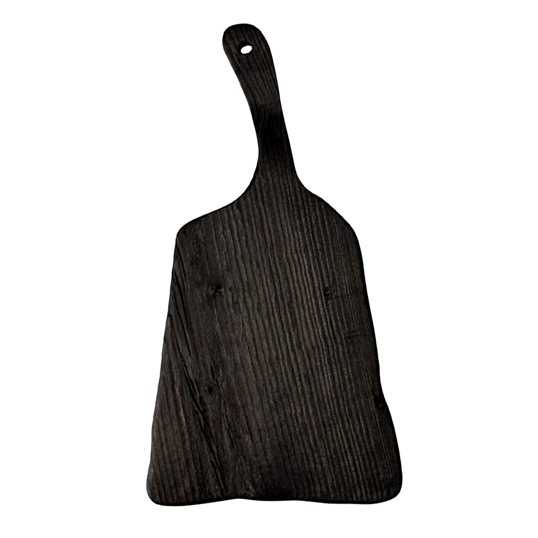 Tabla para picar de madera (pino) rectangular I tabla de quesos y charcuteria I tabla de decoración y corte para carne asados I hecho 100% a mano I LIVE II: Chica 27 x 27 x 19 x 2.5.