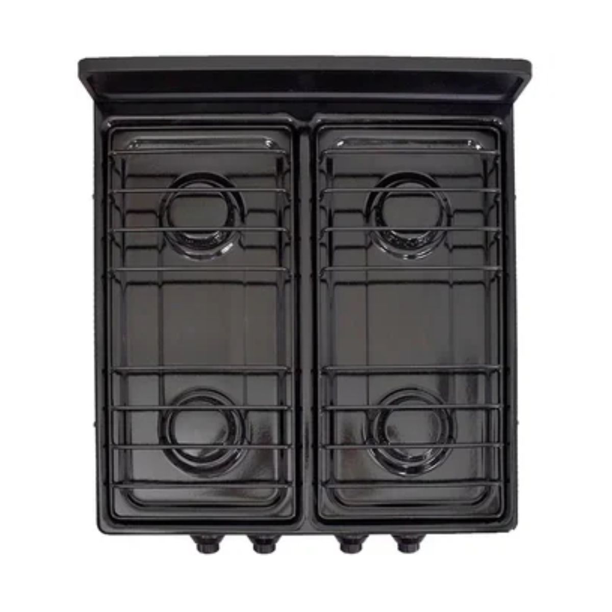 Parrilla 4 quemadores con gabinete con cubierta de acero color avena marca superflama.