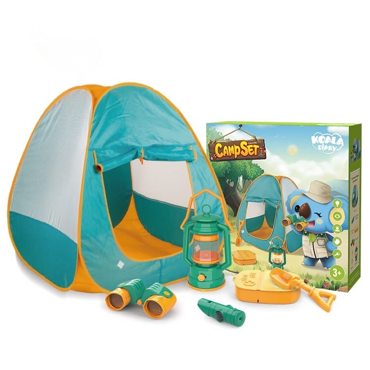 Set Infantil Acampar Koala Accesorios Reloj Linterna Brújula.