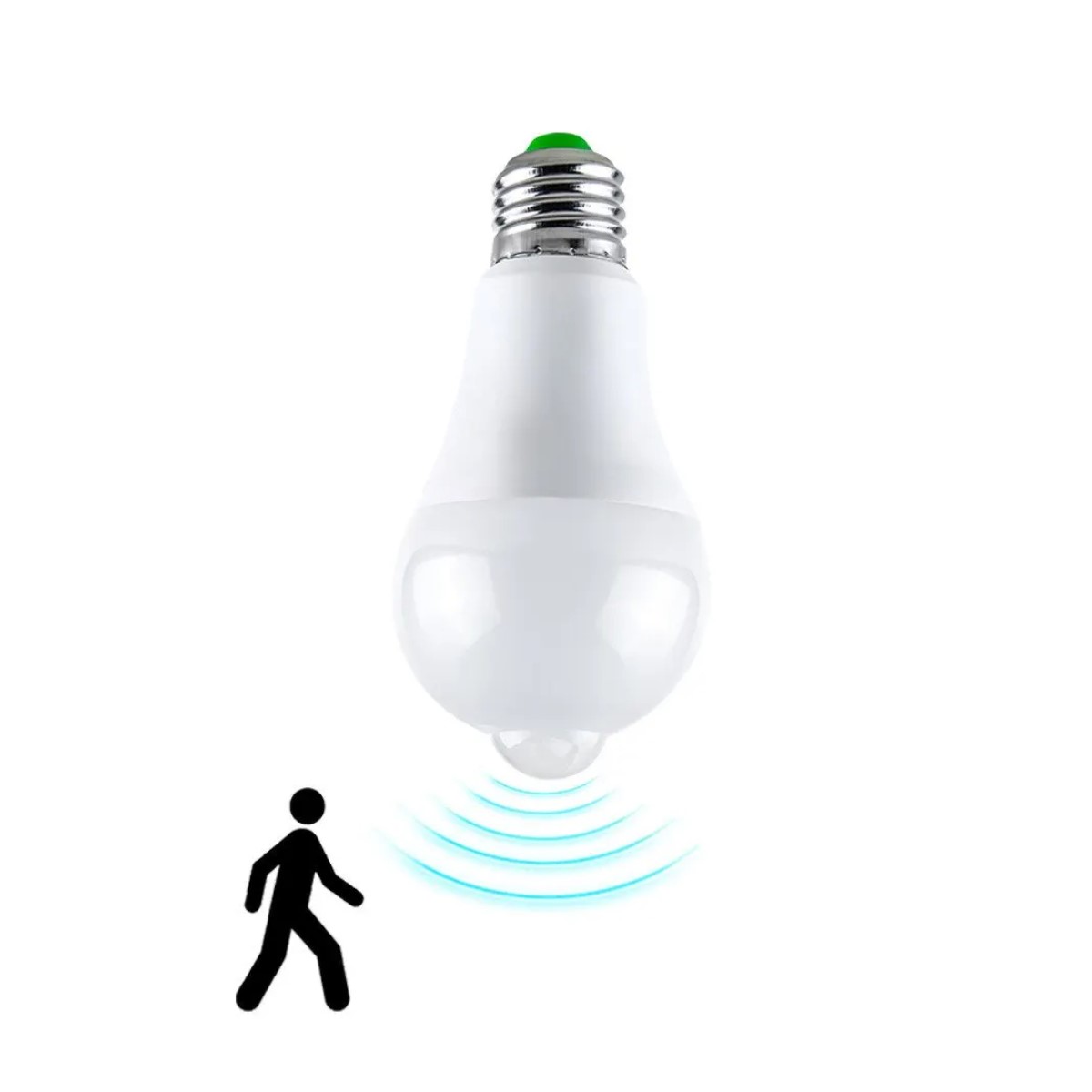 Focos Led Ahorrador Con Sensor De Movimiento 18w E27 nocturno blanco casa patio negocio cochera