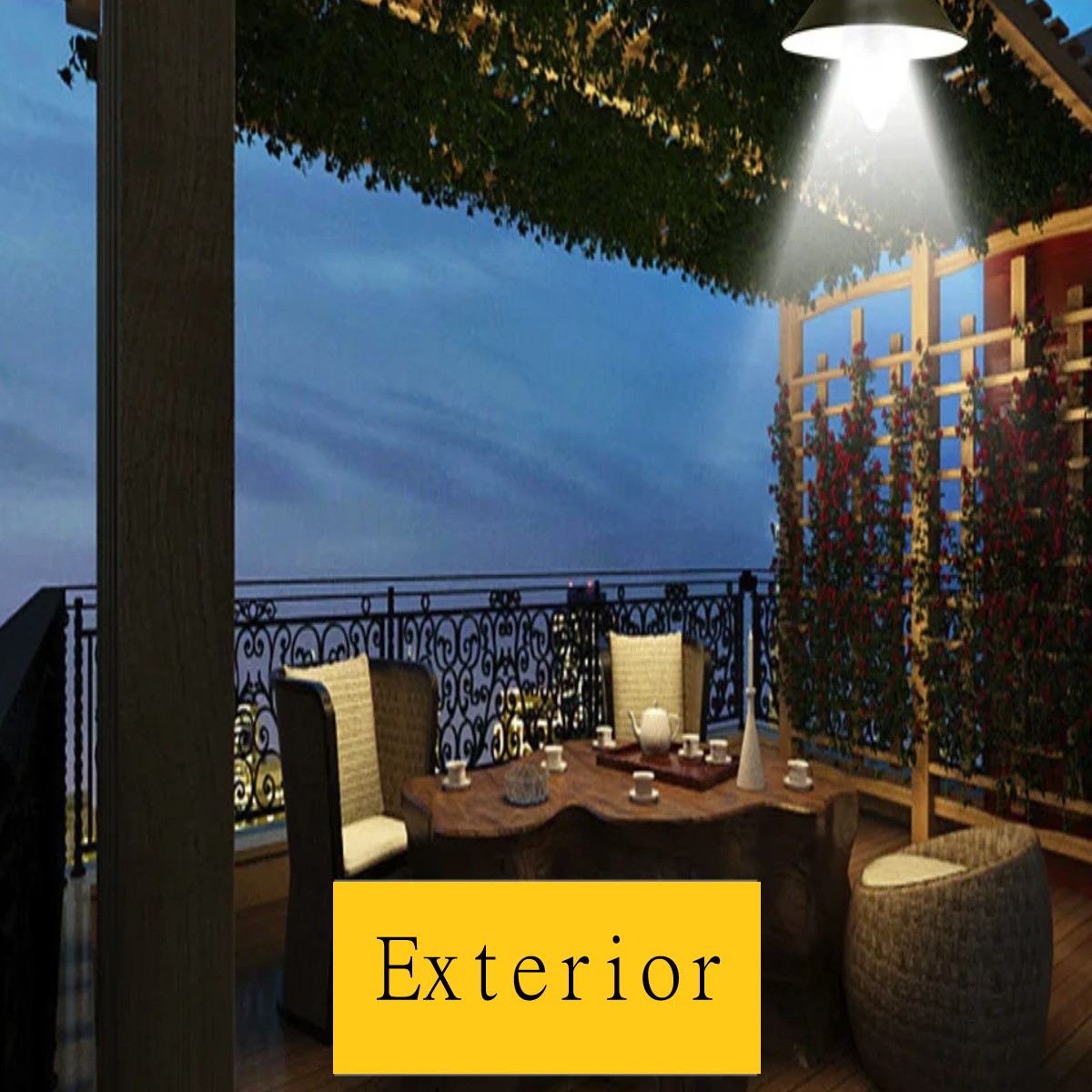 Focos Led Ahorrador Con Sensor De Movimiento 18w E27 nocturno blanco casa patio negocio cochera