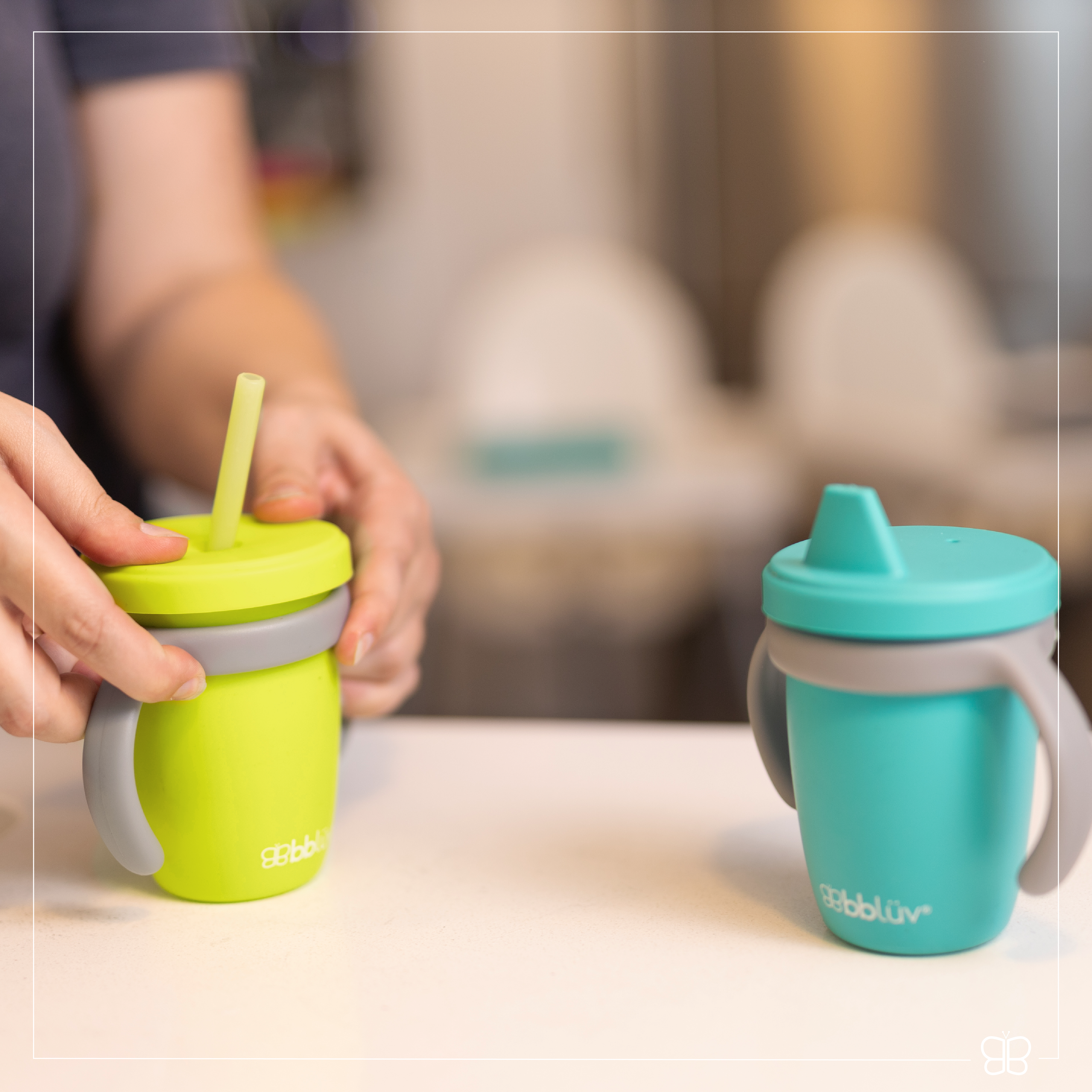  Bblüv Küp Vaso De Silicon 4 En 1 Para Bebes Y Niños.