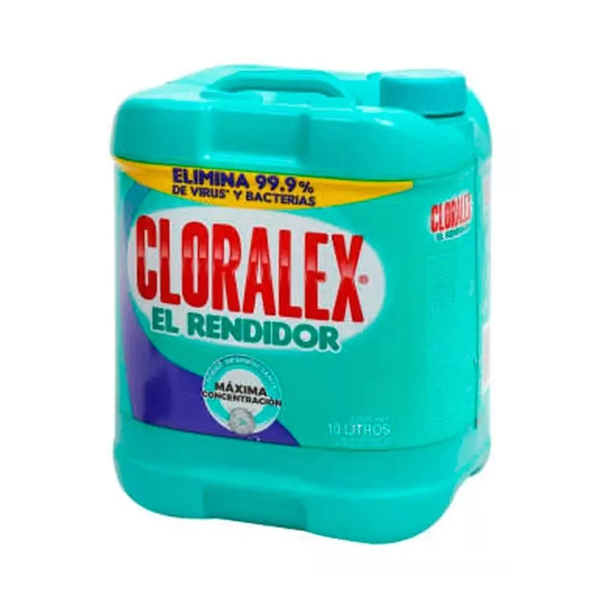 Blanqueador Líquido Cloralex El Rendidor 2 Pzs de 10 L c/u