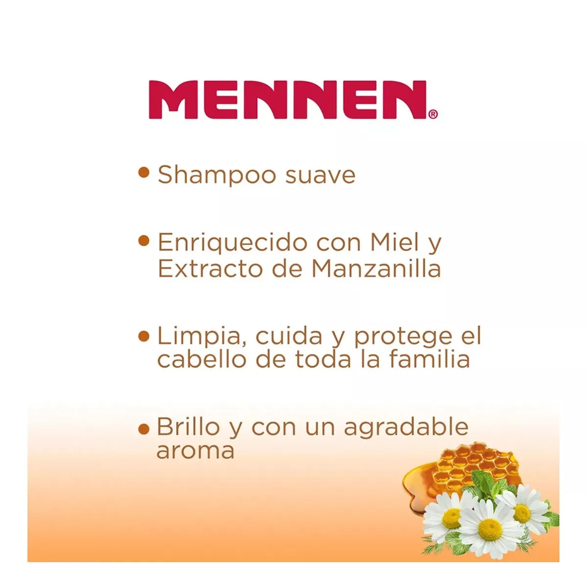 Shampoo Suave Mennen con Miel y Manzanilla de 200 ml