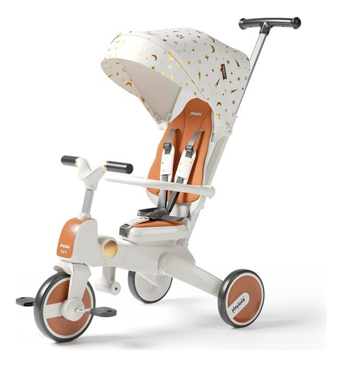 Triciclo 4 En 1, Carriola, Bicicleta De Balance Kids Play.