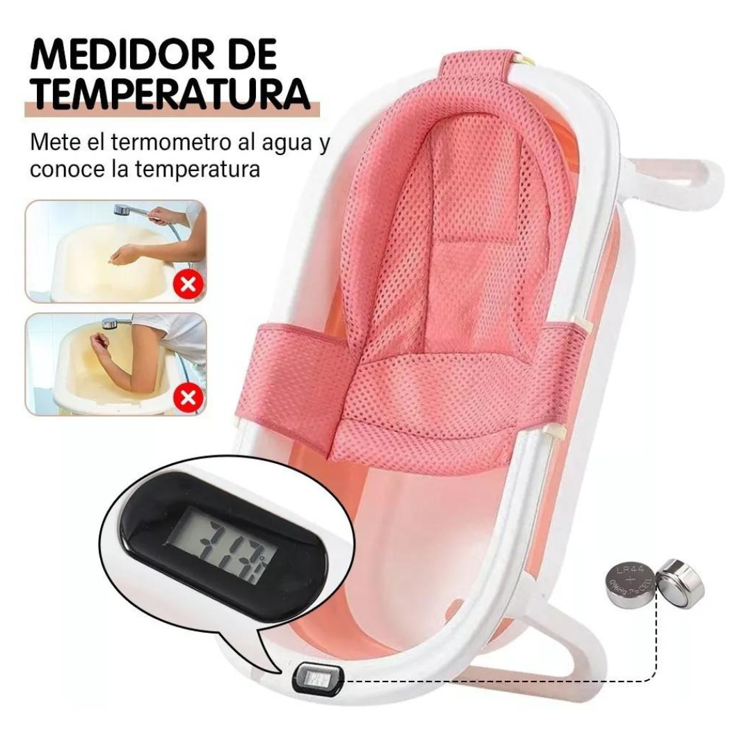 tina bañera plegable para bebé.