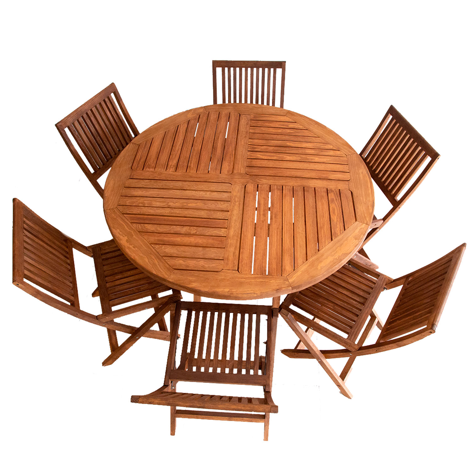 COMEDOR REDONDO 6 PERSONAS MODELO JARDIN