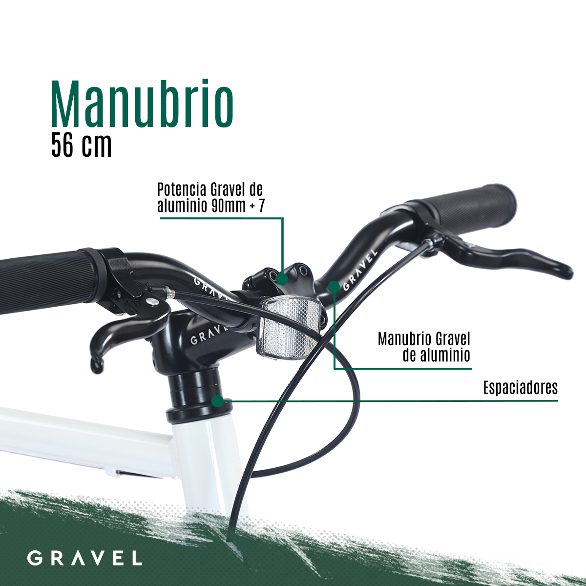 Bicicleta Gravel Fixie R700c Aluminio Color Blanco Tamaño Del Cuadro 47.