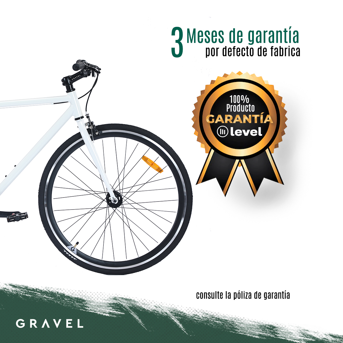 Bicicleta Gravel Fixie R700c Aluminio Color Blanco Tamaño Del Cuadro 47.