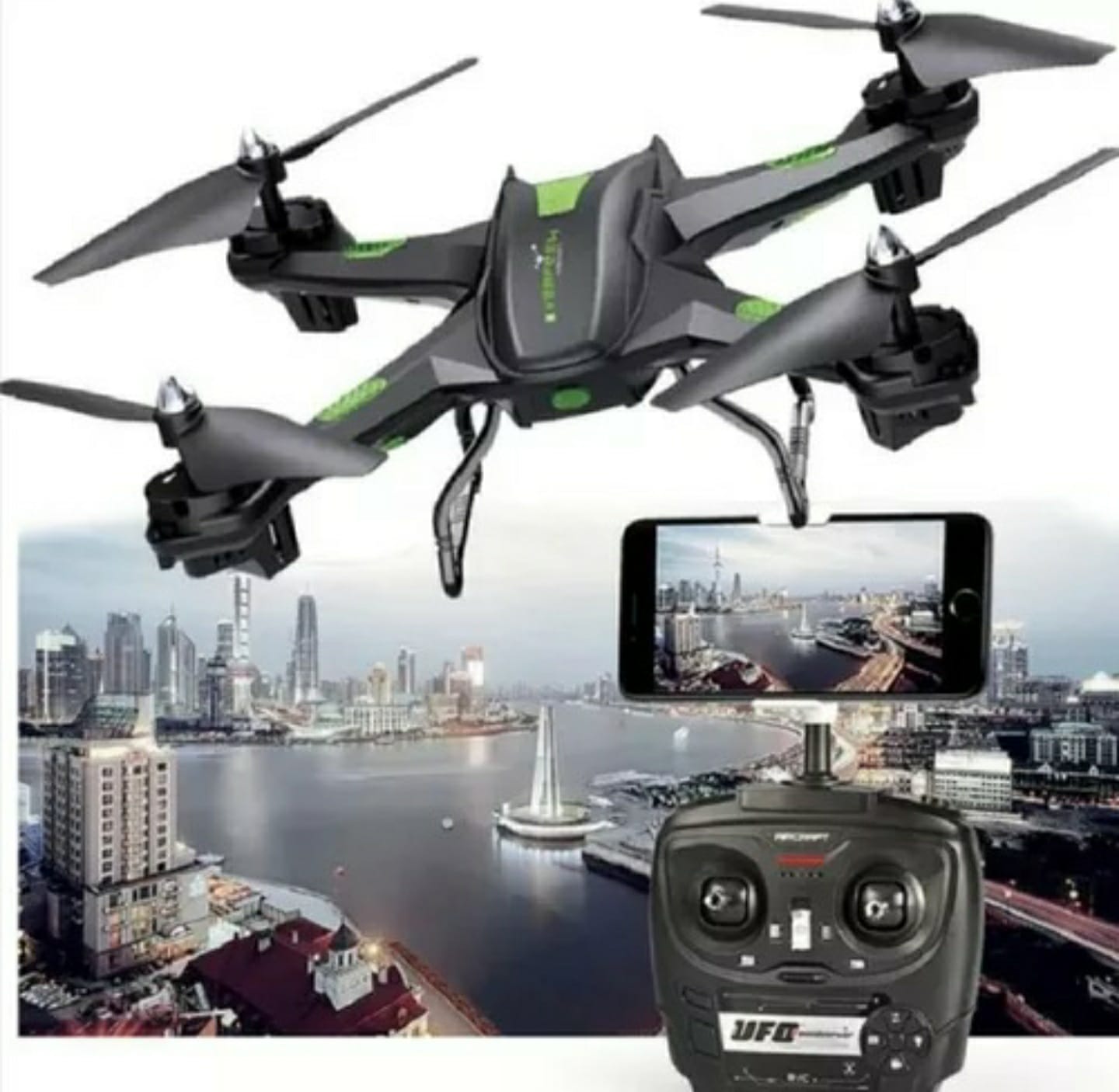 Dron S5 Con Cámara Y Luces Diferentes Modos De Vuelo 2.4 G.