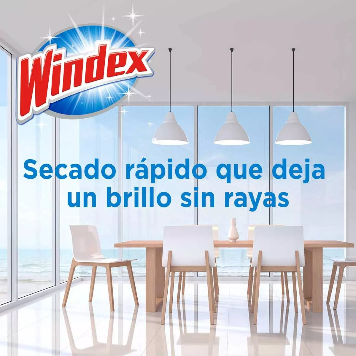 Limpiador de Vidrios Windex Original 2 Piezas de 640 ml c/u