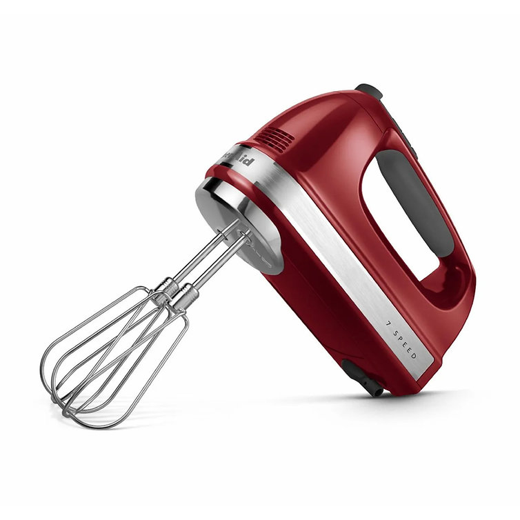 Batidora de Mano KitchenAid KHM7210ER de 7 Velocidades Color Rojo.