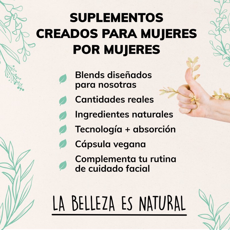 Suplemento Alimenticio Probioticos Mujer 60 Billion Inulina de Agave + Prebióticos Quotidien 60 cápsulas