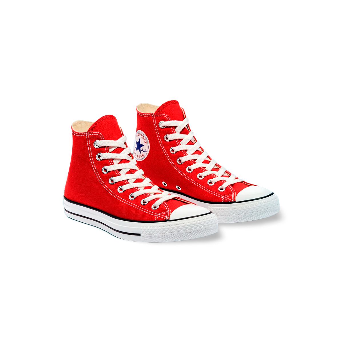 Tenis Converse Chuck Taylor All Star Rojos en Bota de Lona Unisex