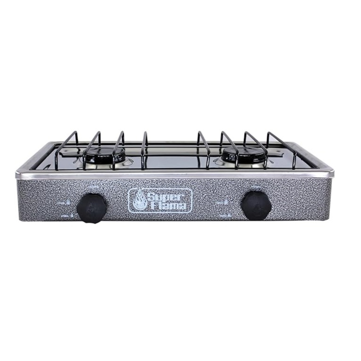 Parrilla de Gas Super Flama 2Q-G 2 Quemadores Gris ALBY2.