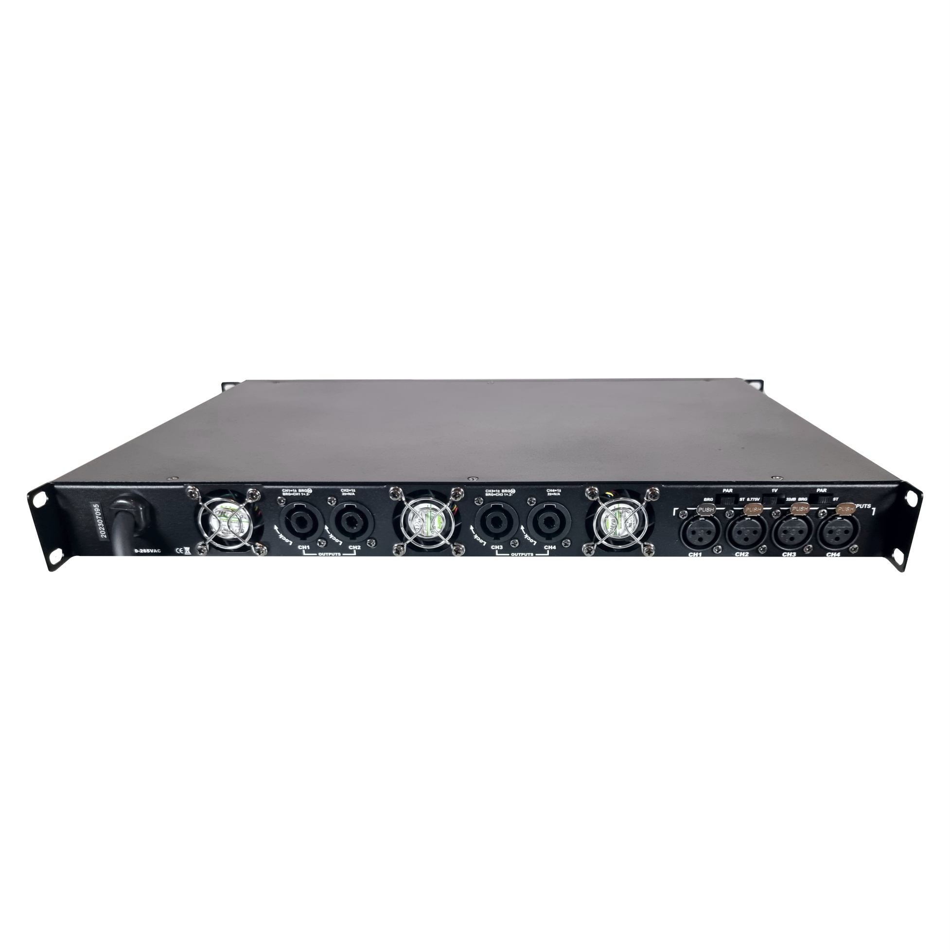 Amplificador Porfesional de alta potencia Skrander Z4-1400 4 Canales 1400wx4.