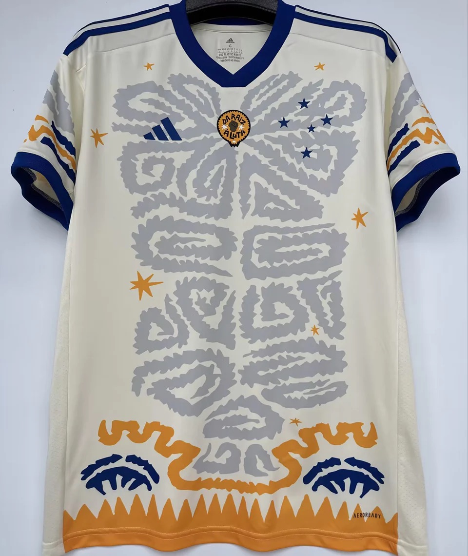 Nuevo! Jersey Cruzeiro de Brasil 2023/2024 Edicion Especial Blanco Talla S.