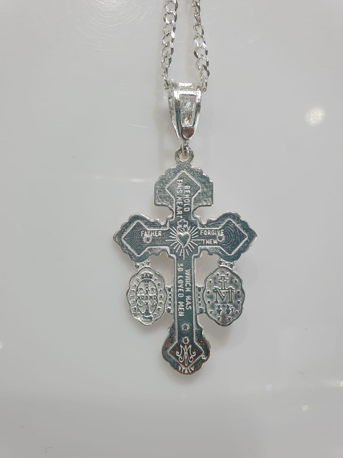 Cruz del perdon plata ley.925