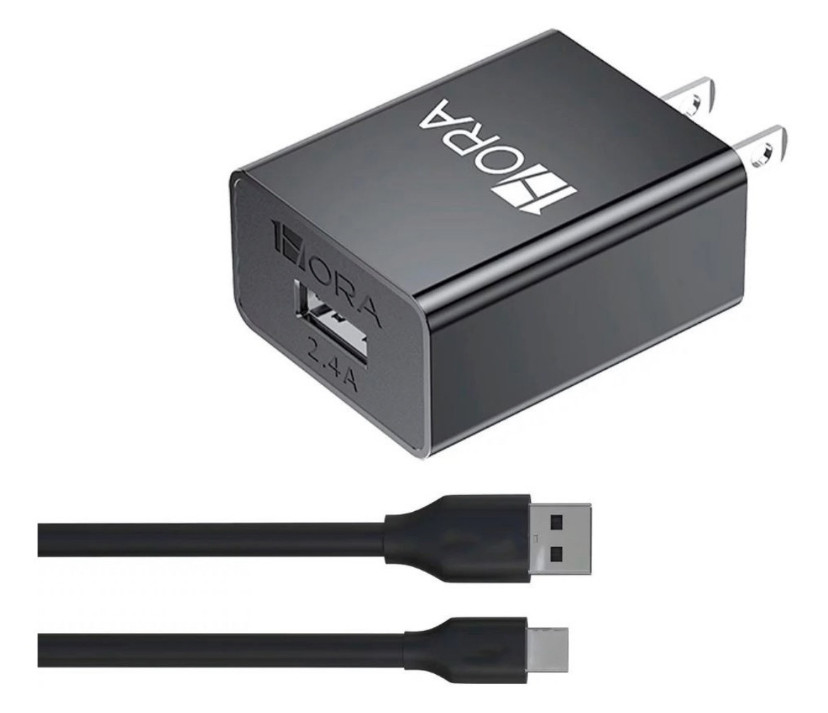 CARGADOR 2.4A CABLE TIPO C 1M INCLUIDO (COMBO)